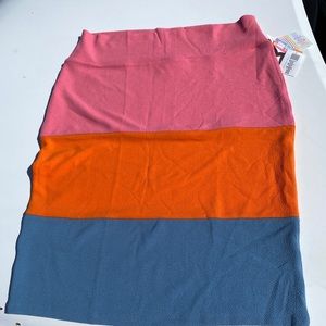 Lu La  Roe Cassie color block pencil skirt size XL NWT